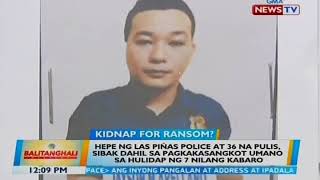 Hepe ng Las Piñas Police at 36 na pulis sinibak [upl. by Yemac293]