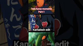 Tobi funny moments part1  Naruto  Naruto shippuden  Tobi  deidara  trending  anime  shorts [upl. by Elem981]