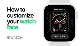 Apple Watch Series 4 — How to customize your watch face — Apple [upl. by Amaris]