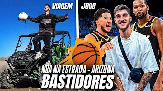 VIAGEM ABSURDA COM A NBA E O PHOENIX SUNS VLOG [upl. by Hersh]