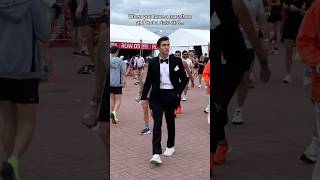 Why run a marathon in a tuxedo Feat williamjwade [upl. by Kreiker]