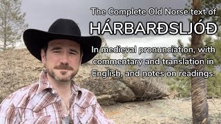 Hárbarðsljóð complete in Old Norse with translation and commentary [upl. by Suirad250]