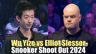 Wu Yize vs Elliot Slessor Snooker Shoot Out 2024 [upl. by Anoo]