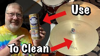 Cymbal cleaning made easy  Bar Keepers Friend [upl. by Duwe]