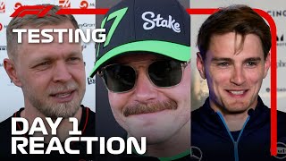 Drivers Day 1 Reaction  F1 PreSeason Testing 2024 [upl. by Kilby798]