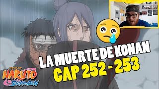 😭🔥 TOBI MATA A KONAN REACCIONO A NARUTO SHIPPUDEN CAPITULOS 252  253 [upl. by Cita]