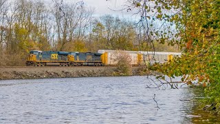 CSX M20525 in Clyde NY 102624 [upl. by Noitsuj336]