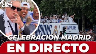 CELEBRACIÓN REAL MADRID EN VIVO I CAMPEÓN CHAMPIONS LEAGUE [upl. by Leventhal143]