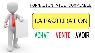 Formation aide comptable la difference entre les factures achat vente et avoir [upl. by Notac]