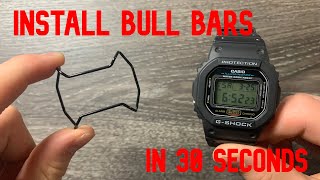 How to install bull bars EASY [upl. by Neri214]