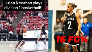 Julian Newman Almost Got KICKED Out Of College [upl. by Ellerrad]