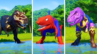 Tarbosaurus All Perfect Animations amp Interactions 🦖 Jurassic World Evolution  Cretaceous Predator [upl. by Yhpos]