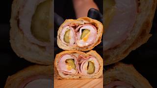 Chicken Pickles Bacon Rolls Packed in a Baguette [upl. by Ciapha645]