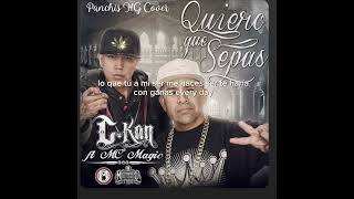 Quiero Que Sepas  ckan98 ft MCMAGIC Panchis HG Cover [upl. by Henarat]