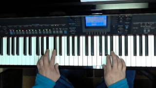 Bloed zweet en tranen  Andre Hazes  Keyboardlessons Yamaha Tyros PSR or CVP [upl. by Ellerol]