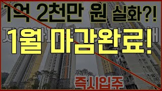 1월 10일 마감완료  자이아파트 1억 2천만원 마지막 10채 평당 600만원대 전국최저가 즉시입주 미분양아파트 급매 [upl. by Granny]