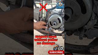 Bike magnet open without pullar shots youtubeshorts tricks tools [upl. by Glassman]