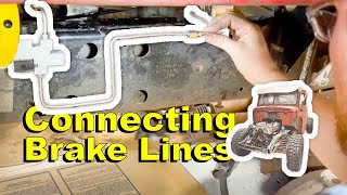 Connecting New Brake Lines After Chassis Swap  The Dodgeball [upl. by Tomasina]