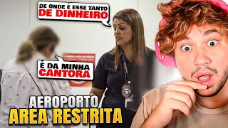 EMPRESÁRIA DE UMA ARTISTA MUITO FAMOSA SE DEU MAL NO AEROPORTO ÁREA RESTRITA [upl. by Indnahc]