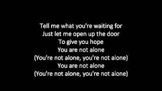 Manafest  Not Alone Lyrics on screen HD [upl. by Penni]