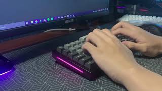 GMMK PRO with AURALITE SWITCHES [upl. by Ramak755]