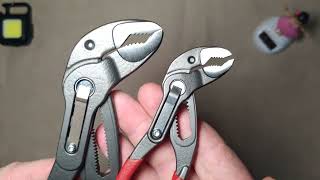 Knipex Cobra 250mm vs 125mm [upl. by Lenaj]