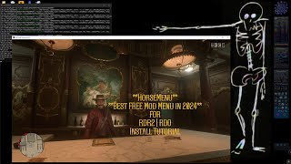 BEST FREE MOD Menu in 2024 For Red Dead Redemption 2 HorseMenu Install Tutorial  With Links [upl. by Sadoff]