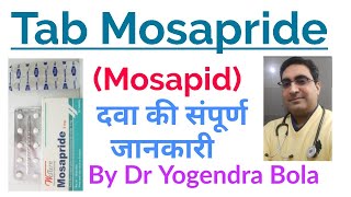 Mosapride tab  mosapid muzicmozakinetix usesside effects in hindi GERDIBS by DR Y BOLA [upl. by Aidnis]