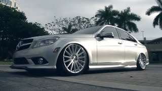 Vossen VFS2 on MercedesBenz CClass W204 [upl. by Hitoshi]