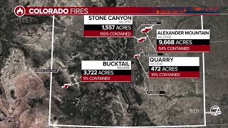 Colorado wildfire latest headlines Sunday evening update [upl. by Etrem]