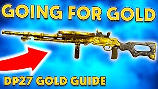 FASTEST WAY TO GET DP27 GOLD  GOLD CAMO GUIDE – COD VANGUARD [upl. by Oniotna831]