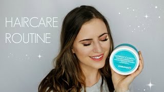 Haircare Routine  Moroccanoil Mask Review [upl. by Stutman]