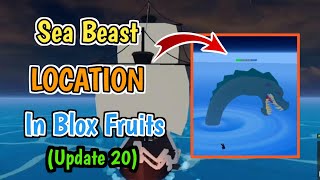 Sea Beast Spawn Location In Blox Fruits 2024  Complete Step By Step Guide [upl. by Sorgalim]