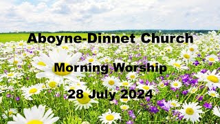 AboyneDinnet Church  Morning Worship  28 July 2024 [upl. by Eniamej607]