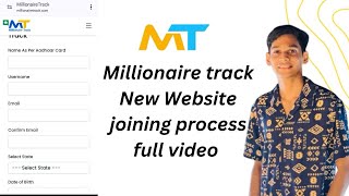 Millionaire track New Website joining process full video [upl. by Tnahsarp]