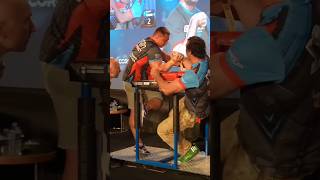 Devan larrat vs Oleg petrenko sports viralvideo armwrestling [upl. by Haliehs]