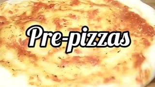 Pre pizzas fáciles para casa o para vender con salsa de pizzería 🤤🤤🤤 [upl. by Ailime449]