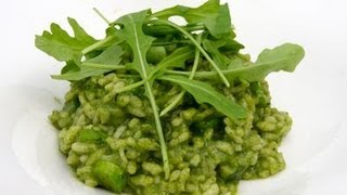 Spinazie risotto met courgette en groene asperges [upl. by Janie]