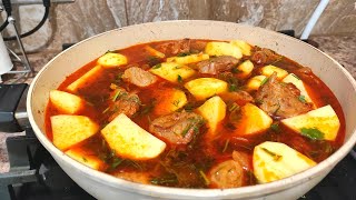 СОУС  Картошка с МЯСОМ Безумно Вкусный Рецепт [upl. by Kasey703]