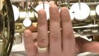 How to Play Baritone Saxophone  Baritone Saxophone Finger Placement Tips [upl. by Annayoj]