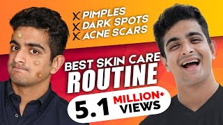 EASY amp BEST Skin Care Routine  Easy Solutions For Pimples Dark Spots and Acne Removal  BeerBiceps [upl. by Mandle221]