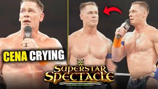 John Cena CRYING In INDIA At WWE Superstar Spectacle  WWE Superstar Spectacle 2023 Highlights [upl. by Aiuqram]