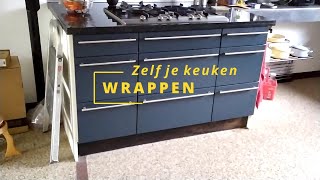 Zelf je keukenkastjes wrappen [upl. by Alithia353]