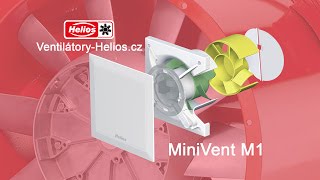 Ventilátor Helios MiniVent M1  Untertitel in Deutsch [upl. by Brabazon]