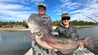 We Caught a Record Breaking Monster Blue Catfish Cast amp Blast [upl. by Atalie915]