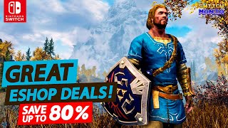 30 Great DEALS on Popular Nintendo Switch Games on SALE NOW [upl. by Waligore]