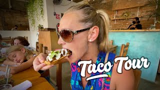 What To Do In Puerto Vallarta Mexico—Walking Taco Tour  Street Food  Restaurants 2022—Mexico Vlog [upl. by Airdnalahs]