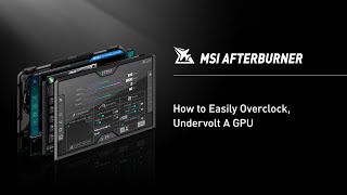 All You Need To Know  MSI AFTERBURNER How to Easily Overclock Undervolt A GPU  MSI [upl. by Eimak]