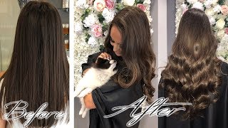 HONEST REVIEW ON TAPE HAIR EXTENSIONS 2018 [upl. by Inimak]