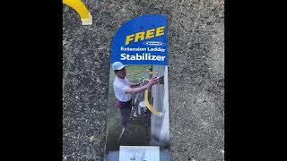 Installing a Free Werner Extension Ladder Stabilizer [upl. by Fry]